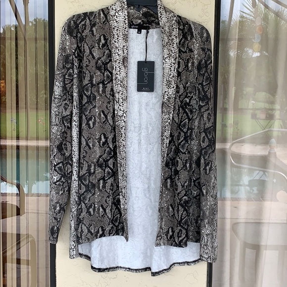 Gibson Jackets & Blazers - Gibson xs mock snakeskin jacket